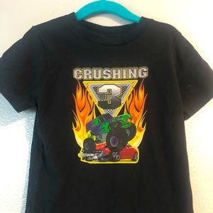 Toddler 3T Crushing It monster truck shirt